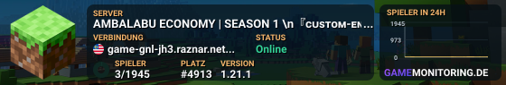 AMBALABU ECONOMY | SEASON 1 \n『ᴄᴜꜱᴛᴏᴍ-ᴇɴᴄʜᴀɴᴛ』≫『ᴄᴜꜱᴛᴏᴍ-ꜰɪꜱʜ』