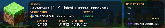 ᴊᴀʏᴀɴᴛᴀʀᴀ | 1.19 - latest sᴜʀᴠɪᴠᴀʟ ᴇᴄᴄᴏɴᴏᴍʏ