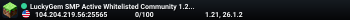 LuckyGem SMP Active Whitelisted Community 1.21 New Weekly Competitions & New Map!