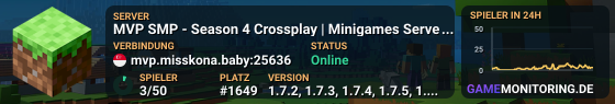 MVP SMP - Season 4 Crossplay | Minigames Server | SMP Server