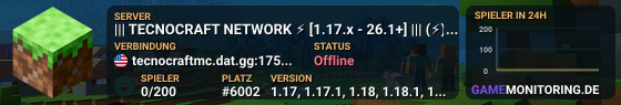 ||| TECNOCRAFT NETWORK ⚡ [1.17.x - 26.1+] ||| (⚡) TIENDA ▸ tienda.tecnocraftmc.lat