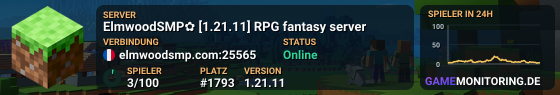 ElmwoodSMP✿ [1.21.11] RPG fantasy server