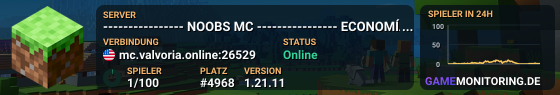 ---------------- NOOBS MC ---------------- ECONOMÍA | SURVIVAL CHILL | ROLEO
