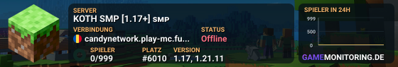 KOTH SMP [1.17+] sᴍᴘ