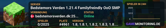 Bedstemors Verden 1.21.4 Familyfreindly OoO SMP