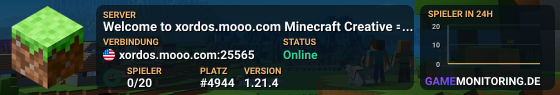 Welcome to xordos.mooo.com Minecraft Creative == Your Playground With WorldEdit ==