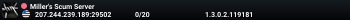 Miller's Scum Server