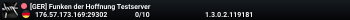 [GER] Funken der Hoffnung Testserver