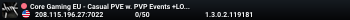 Core Gaming EU - Casual PVE w. PVP Events +LOOT, FAME, SKILLS
