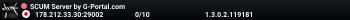 SCUM Server by G-Portal.com