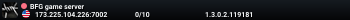 BFG game server