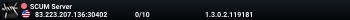 SCUM Server