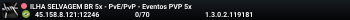 ILHA SELVAGEM BR 5x - PvE/PvP - Eventos PVP 5x