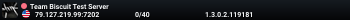 Team Biscuit Test Server