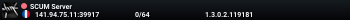 SCUM Server
