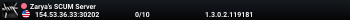 Zarya's SCUM Server