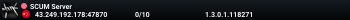 SCUM Server