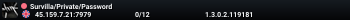 Survilla/Private/Password