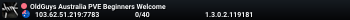 OldGuys Australia PVE Beginners Welcome