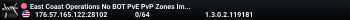 East Coast Operations No BOT PvE PvP Zones Immersive 3X Loot