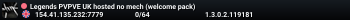 Legends PVPVE UK hosted no mech (welcome pack)