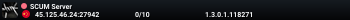 SCUM Server