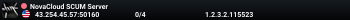NovaCloud SCUM Server