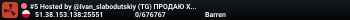 #5 Hosted by @Ivan_slabodutskiy (TG) ПРОДАЮ ХОСТИН�