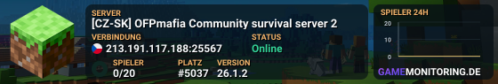 [CZ-SK] OFPmafia Community survival server 2