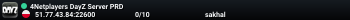 4Netplayers DayZ Server PRD