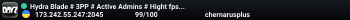 Hydra Blade # 3PP # Active Admins # Hight fps - More Loot / PVP