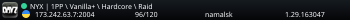 NYX | 1PP \ Vanilla+ \ Hardcore \ Raid