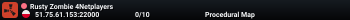 Rusty Zombie 4Netplayers
