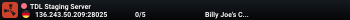 TDL Staging Server