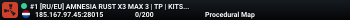 #1 [RU/EU] AMNESIA RUST X3 MAX 3 | TP | KITS | WEEKLY | TRIO