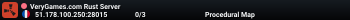 VeryGames.com Rust Server