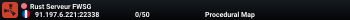 Rust Serveur FWSG