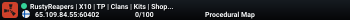 RustyReapers | X10 | TP | Clans | Kits | Shops | MyMini | Trio