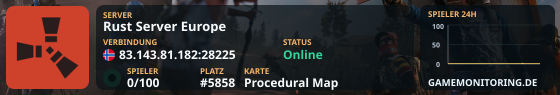 Rust Server Europe
