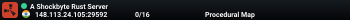 A Shockbyte Rust Server
