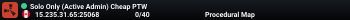 Solo Only (Active Admin) Cheap PTW