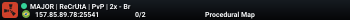 MAJOR | ReCrUtA | PvP | 2x - Br