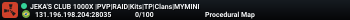 JEKA'S CLUB 1000X |PVP|RAID|Kits|TP|Clans|MYMINI