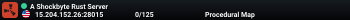 A Shockbyte Rust Server