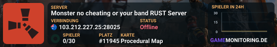 Monster RUST Server