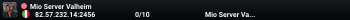 Mio Server Valheim