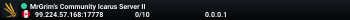MrGrim's Community Icarus Server II