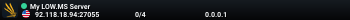 My LOW.MS Server