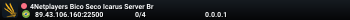 4Netplayers Bico Seco Icarus Server Br