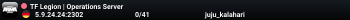 TF Legion | Operations Server